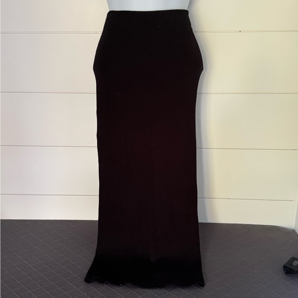 H&M Black Knit Pencil Skirt, Women’s M